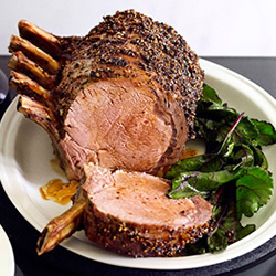 Pepper-crusted Beef Rib with Beetroot