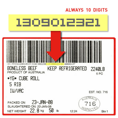 How to enter in a BL or Barcode Number