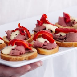 Roast Beef Canapes