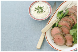 Mustard Roast Beef with Aioli