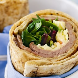 Roast Beef and Chutney Wrap