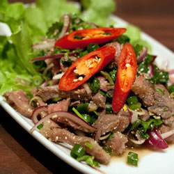 Yum Nam Tok Salad (Spicy Beef Salad)