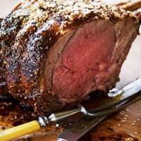 Beef Rib Roast with Spiced Salt